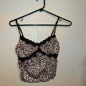 cheetah print top